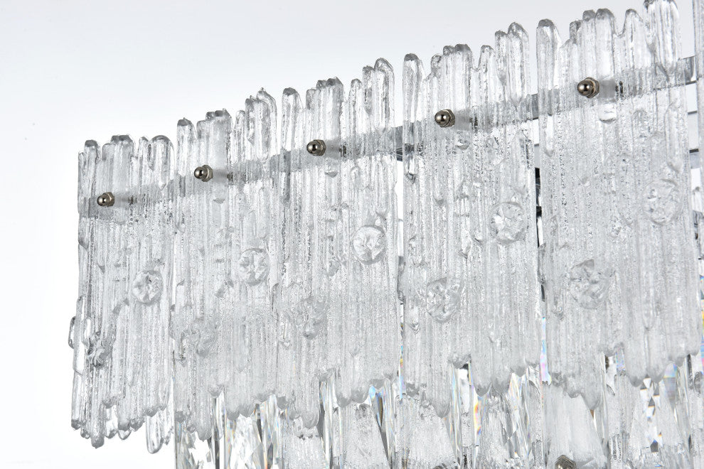 Home Living 37" Chandelier, Chrome