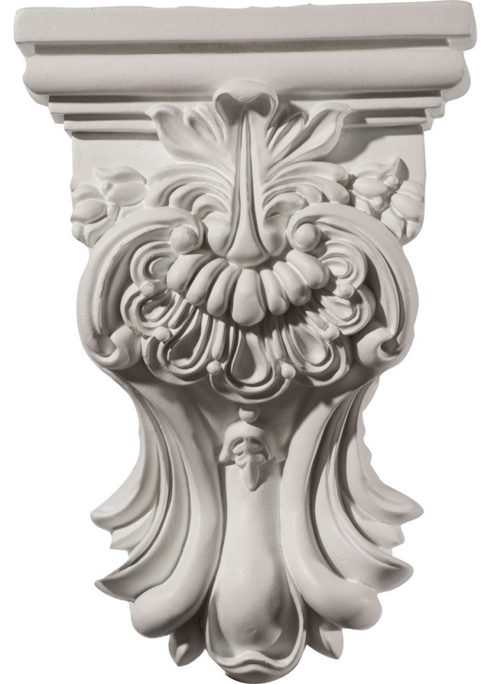 5 3/8"W x 2 1/2"D x 7 3/4"H Hillsborough Corbel