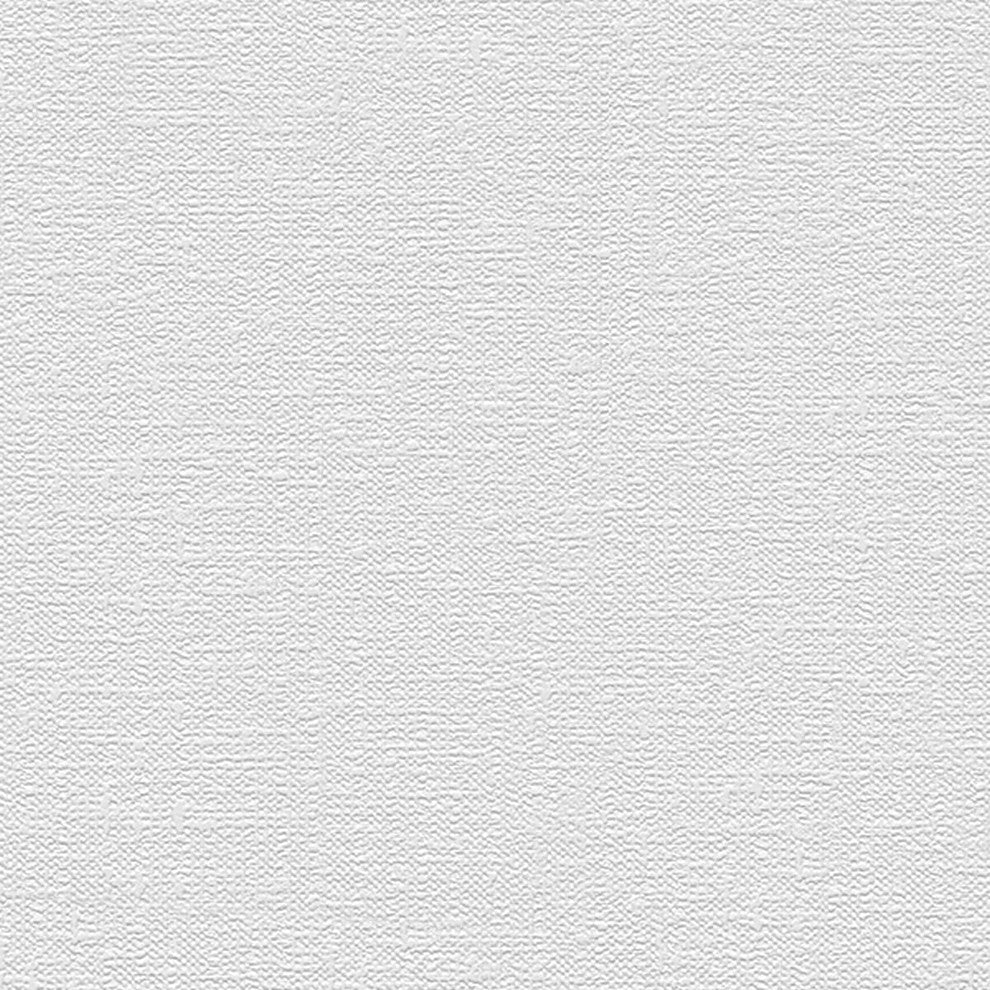 Architectural, Texture Geometric Paintable Pre-Pasted White Wallpaper Sample