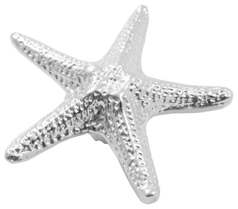 Oceana Knob - Starfish - Polished Chrome