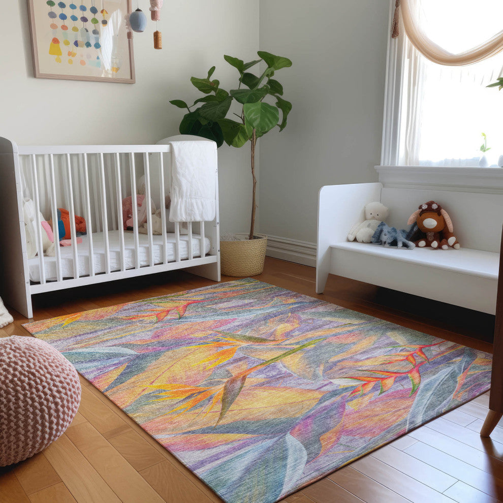 Addison Premium Washable Mayfield AMF209 Multi 10' x 14' Rug
