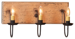 3 Arm Vanity Light, Hartford Buttermilk