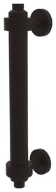 8" Door Pull With Groovy Accents, Oil Rubbed Bronze