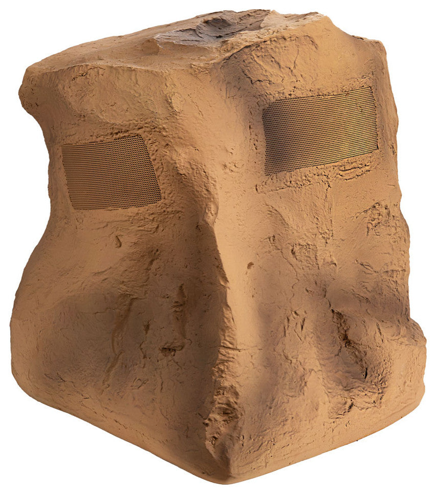 8" Omni Rock Single Speaker 360 Degree Outdoor Weather Resistant Brown
