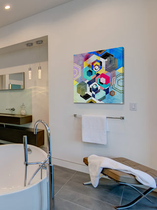 "Six Sided Party" Painting Print on Canvas