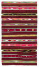 Rug N Carpet - Handmade Turkish 5' 4'' x 9' 6'' Vintage Goat Hair Kilim Rug