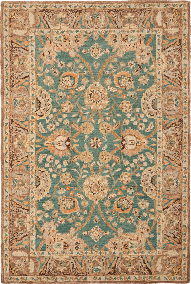 Safavieh Anatolia AN558D 6' Round Teal Rug