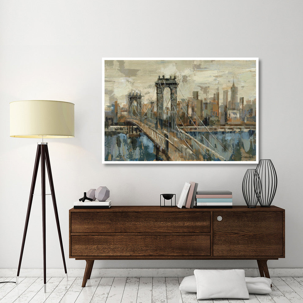 "New York View" Digital Paper Print by Silvia Vassileva, 62"x42"