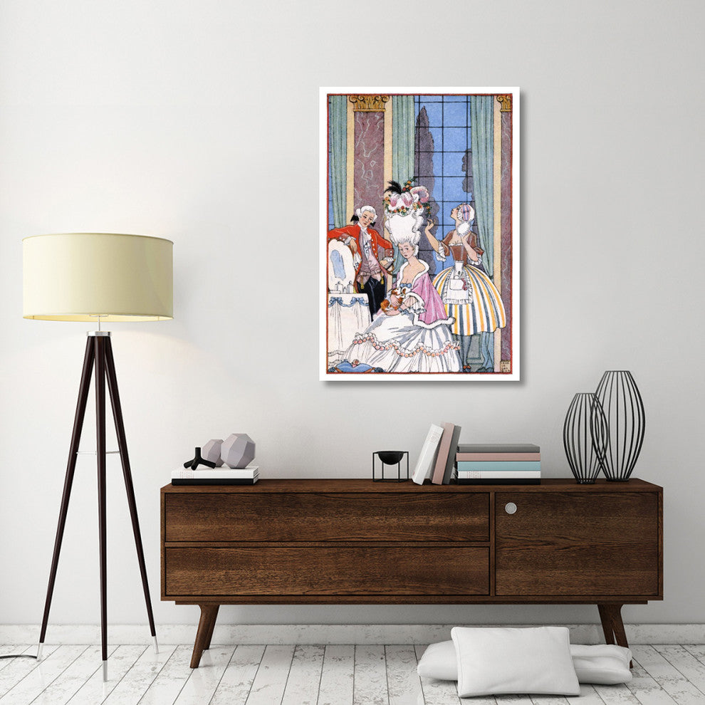 "France in the 18th Century" Digital Paper Print by Georges Barbier, 34"x50"