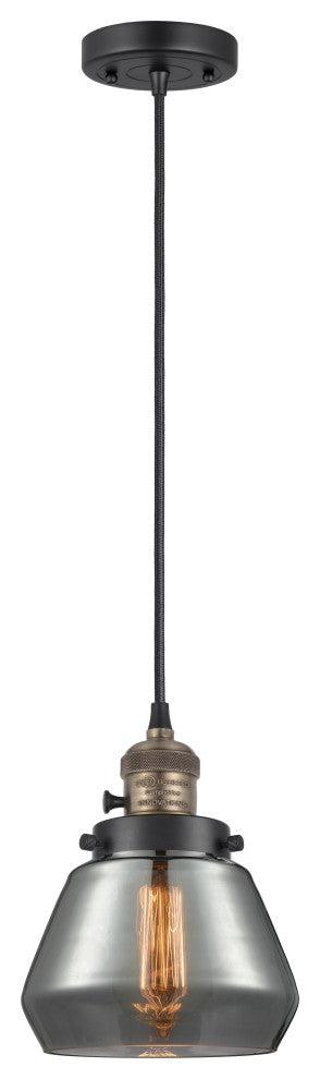 INNOVATIONS 201CSW-BAB-G173-LED 1-Light Mini Pendant Black Antique Brass