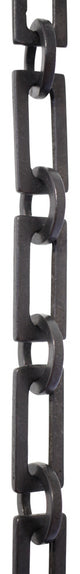 RCH Hardware Brass Rectangle Chandelier Chain, Various Finishes, Oil Bronzed Bla