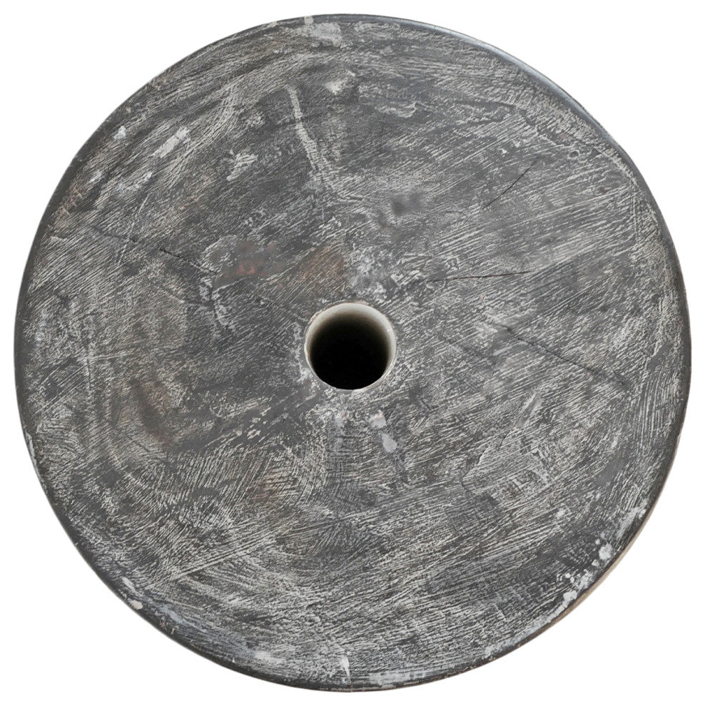 Java Grey Wash Side Table Stand