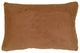 Pillow Decor Box Edge Royal Suede Camel Throw Pillow,  14"x22"