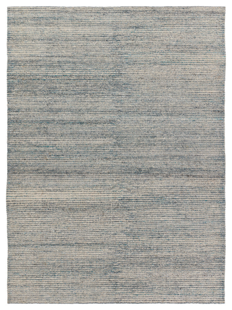 Jaipur Living Crispin Indoor/ Outdoor Solid Area Rug, Blue/White, 5'x8'