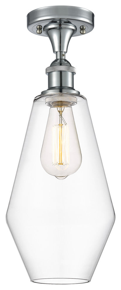 Innovations 516-1C-PC-G652-7-LED 1-Light Semi-Flush Mount, Polished Chrome