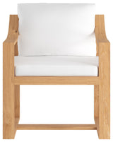 Tahiti Dining Armchair, Stinson White