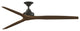 Fanimation Spitfire 72" Fan, Dark Bronze Motor, Whiskey Wood Blades