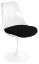 Tulip Chair Armless Chair, Black