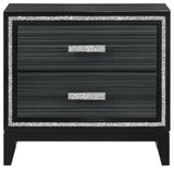 Haiden Nightstand, Weathered Black