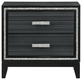 Haiden Nightstand, Weathered Black
