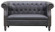Modern Classics Chester Loveseat, Black