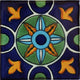 3x3 16 pcs Romini Talavera Mexican Tile