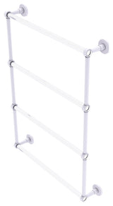 Clearview 4 Tier Ladder Towel Bar, Matte White, 24"