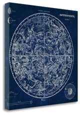 "Celestial Blueprint" By Sue Schlabach, Giclee Print on Gallery Wrap Canvas