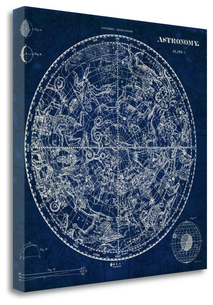 "Celestial Blueprint" By Sue Schlabach, Giclee Print on Gallery Wrap Canvas