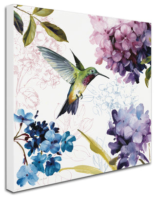 'Spring Nectar Square II' Canvas Art by Lisa Audit