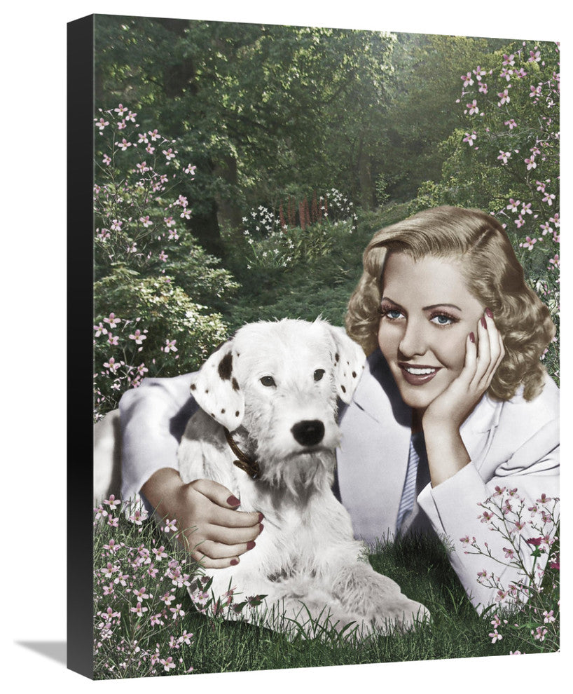 "Jean Arthur" Stretched Canvas Giclee by Hollywood Photo Archive, 16x22"
