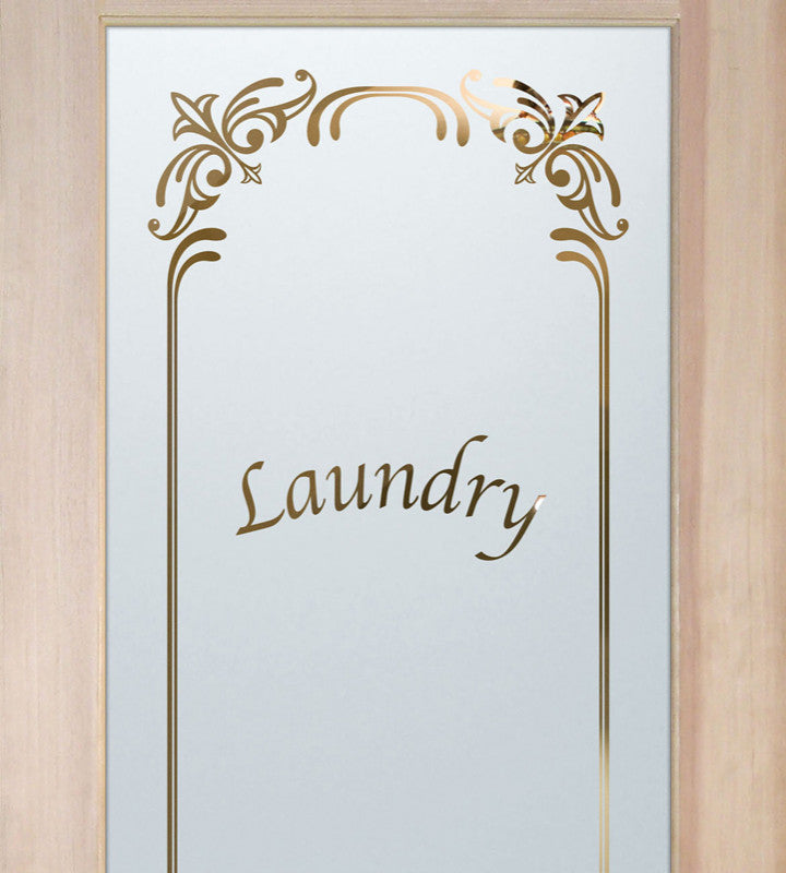 Laundry Door - Lenora - Primed - 32" x 84" - Knob on Left - Push Open