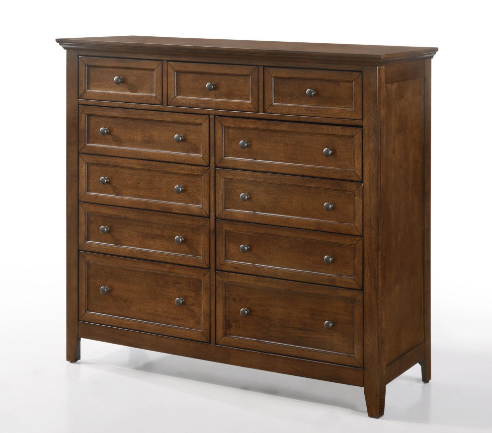 San Mateo 11-Drawer Gentlemen's Chest, Tuscan