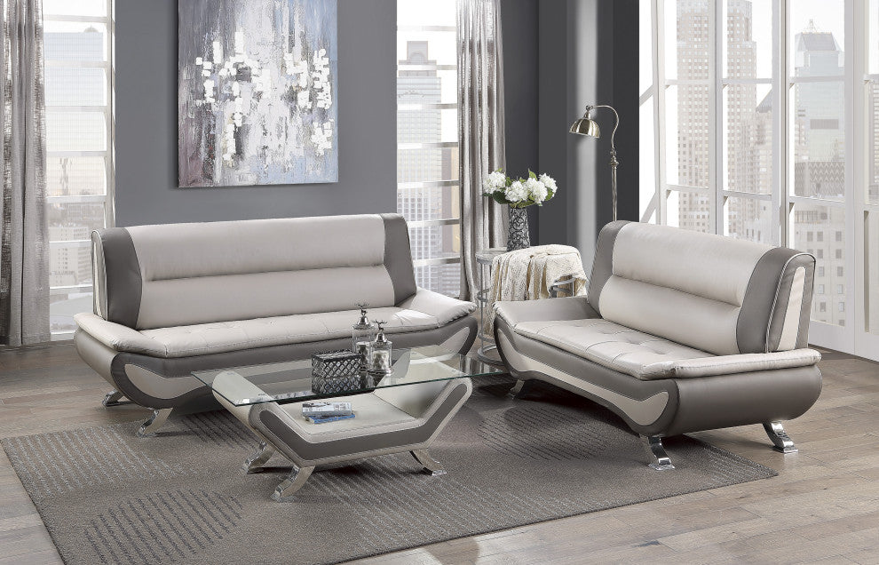 Soyer Sofa Collection, Beige and Gray, Sofa
