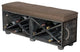 Guild Master 652507 Large Wine Crate Ottoman
