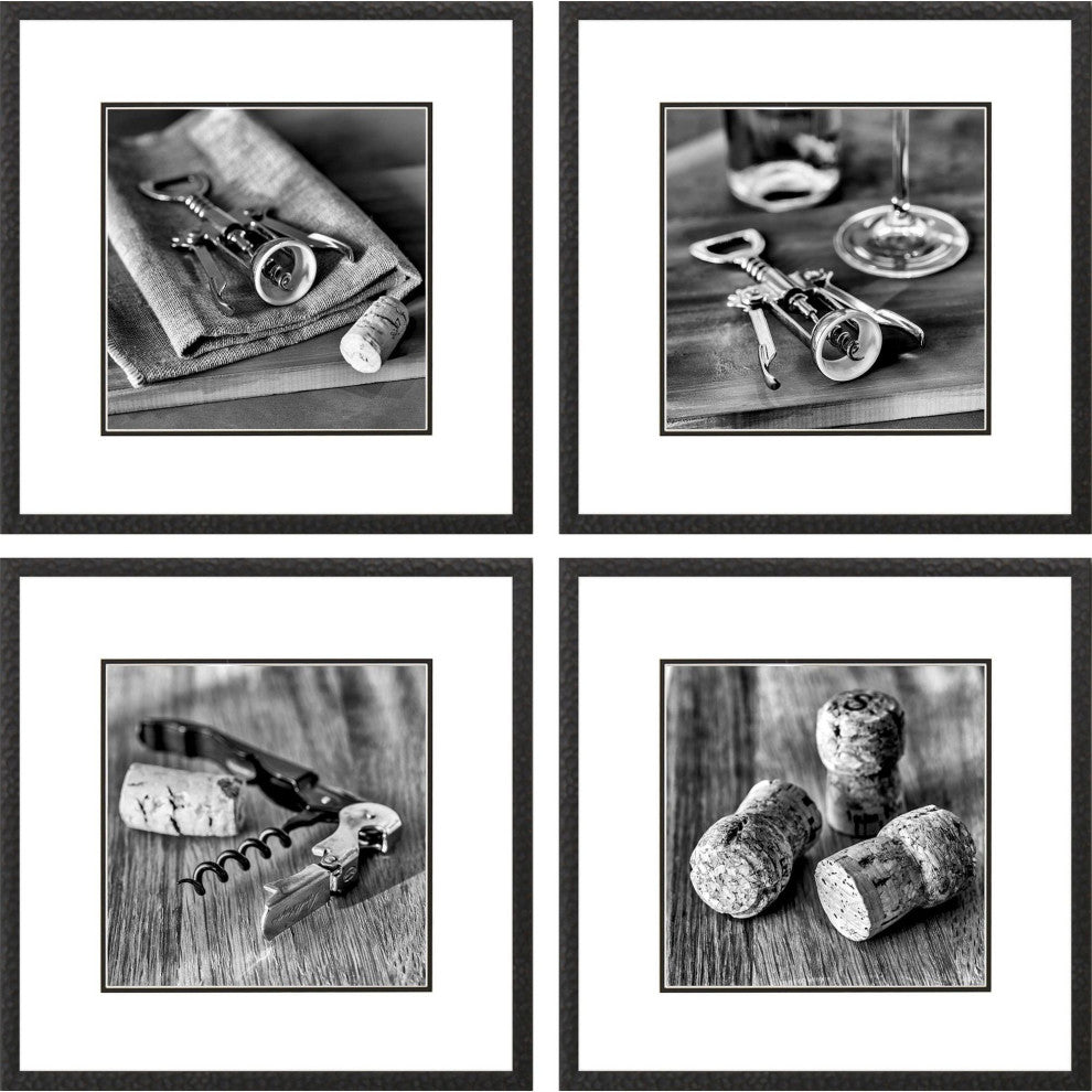 Cork Artwork, 4-Piece Set