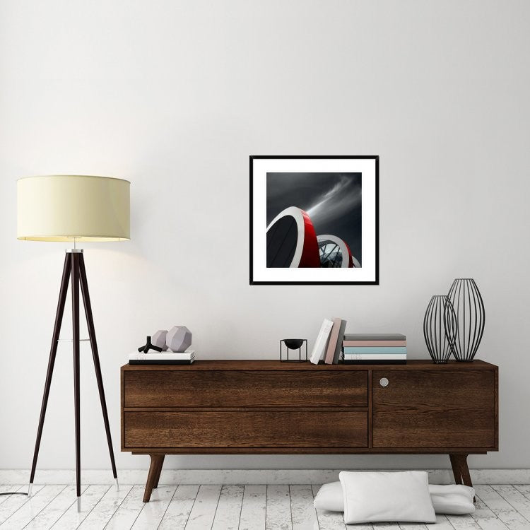 "Mediacita" Framed Digital Print by Gilbert Claes, 30x30"