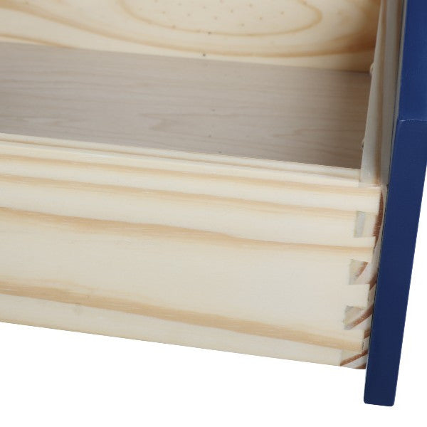 Design Element Milano 72" Blue Double Rectangular Sink Vanity