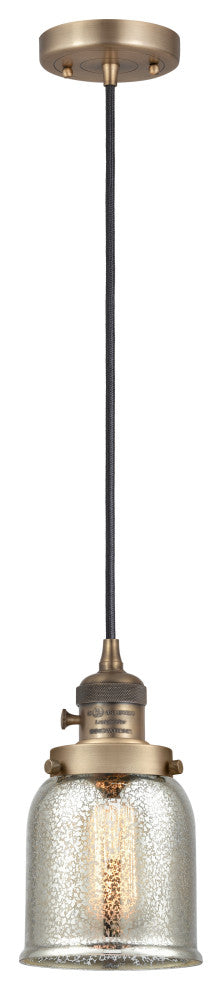 INNOVATIONS 201CSW-BB-G58-LED 1-Light Mini Pendant Brushed Brass