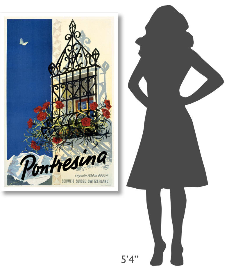 "Pontresina" Digital Paper Print by Martin Peikert, 30"x46"