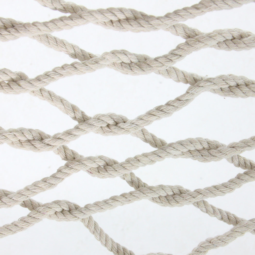 31"x78" Tan Netting Lattice Pattern Hammock With Wooden Bars