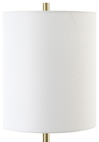 Uttermost Enigma Teal Blue Glass Buffet Lamp