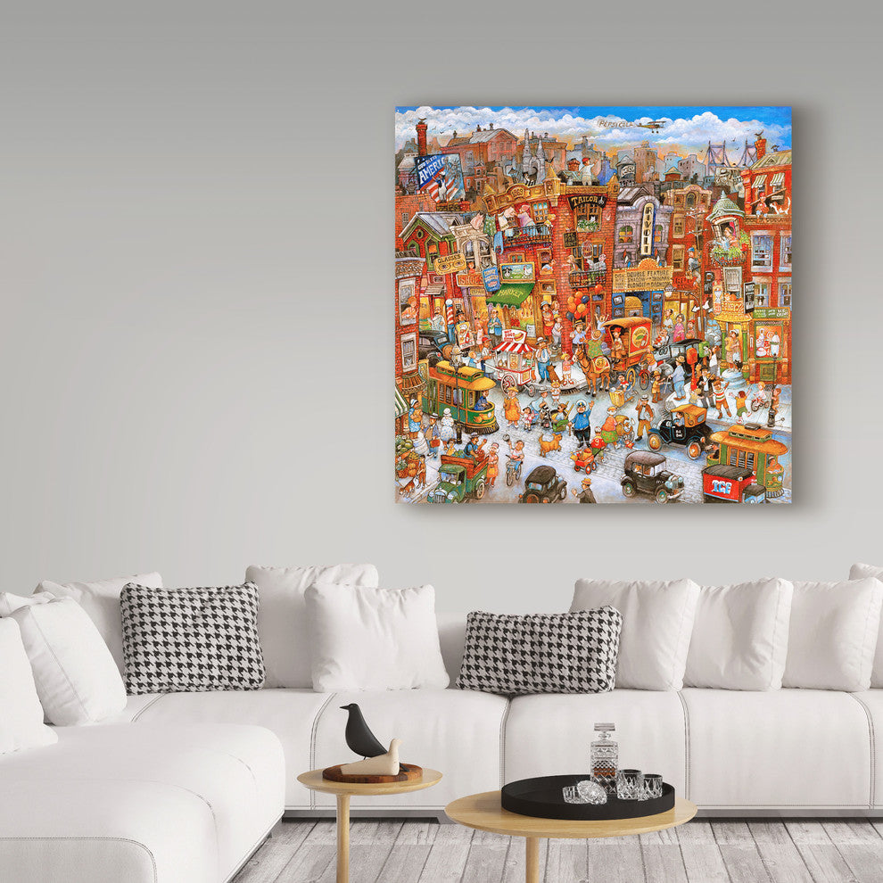 "Urban Scenes" by Bill Bell, Canvas Art