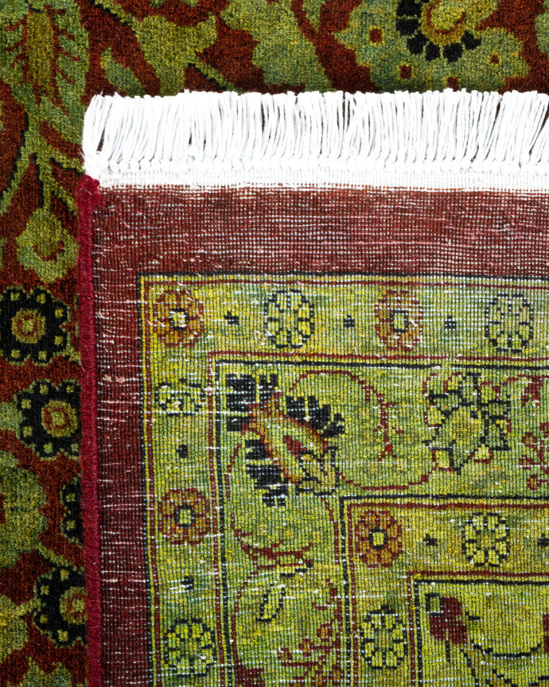 Fine Vibrance, One-of-a-Kind Hand-Knotted Area Rug Blue, 9' 1 x 12' 3
