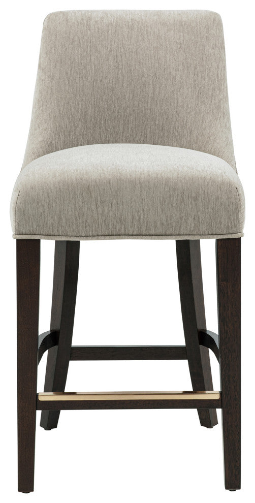 Manhattan Comfort Beever Counter Stool, Taupe, Single