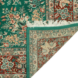 Pak-Persian Corrine Green/Red Rug, 8'2x10'0