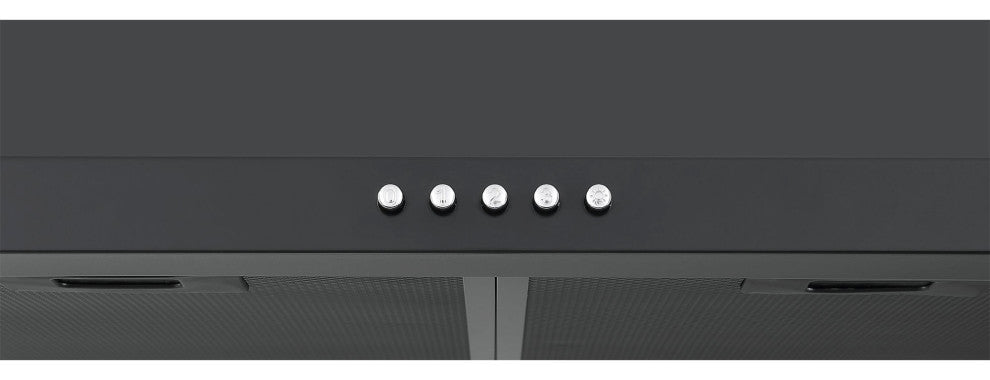Ancona 24" 440 CFM Convertible Wall Pyramid Range Hood, Matte Black