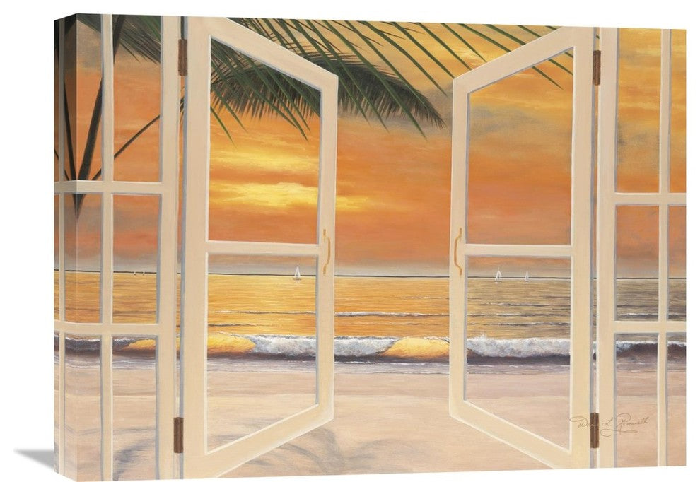 "Doorway To Paradise" Stretched Canvas Giclee by Diane Romanello, 24"x18"
