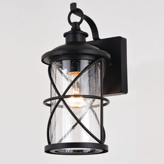 Adams 5.5" Outdoor Wall Light Black