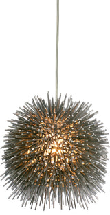 Varaluz Urchin 1-Lt Uber Mini Pendant - Painted Chrome